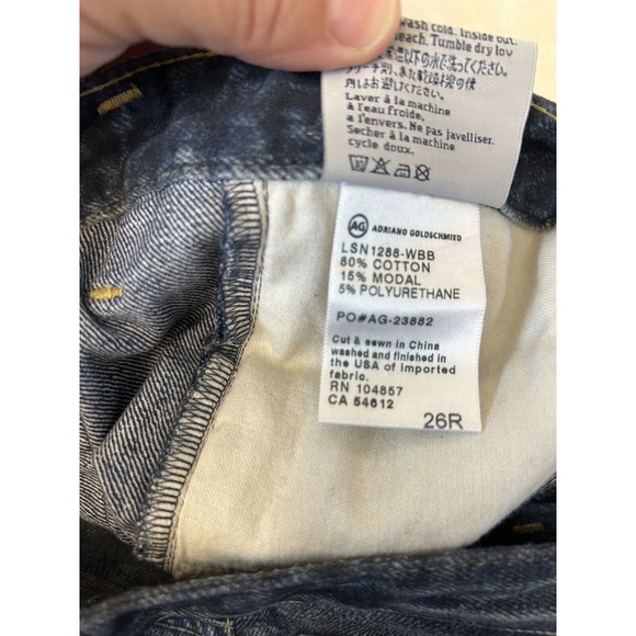 Adriano Goldschmied Jeans Womens 26R Digital Luxe Denim The Legging Super Skinny - Picture 7 of 11